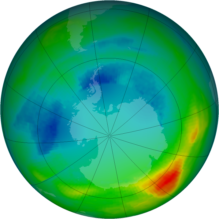 Ozone Map 1988-08-13